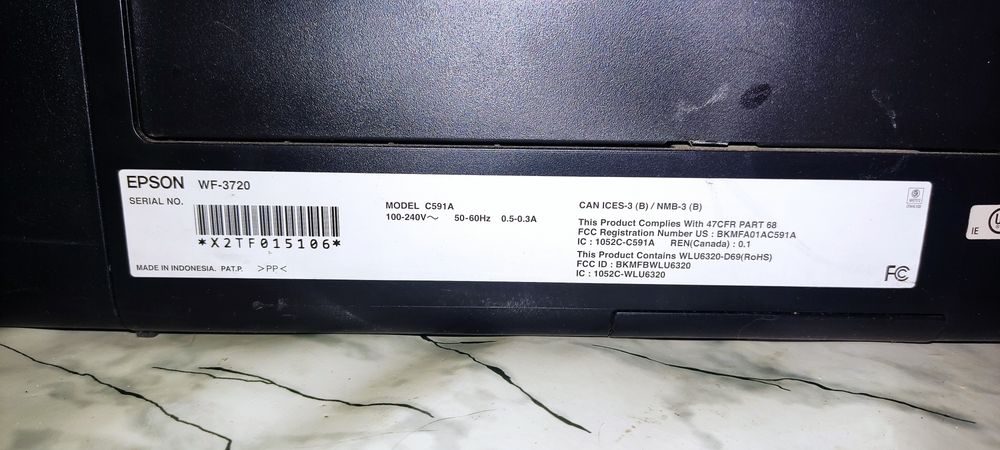 Принтер МФУ Epson WF 3720!