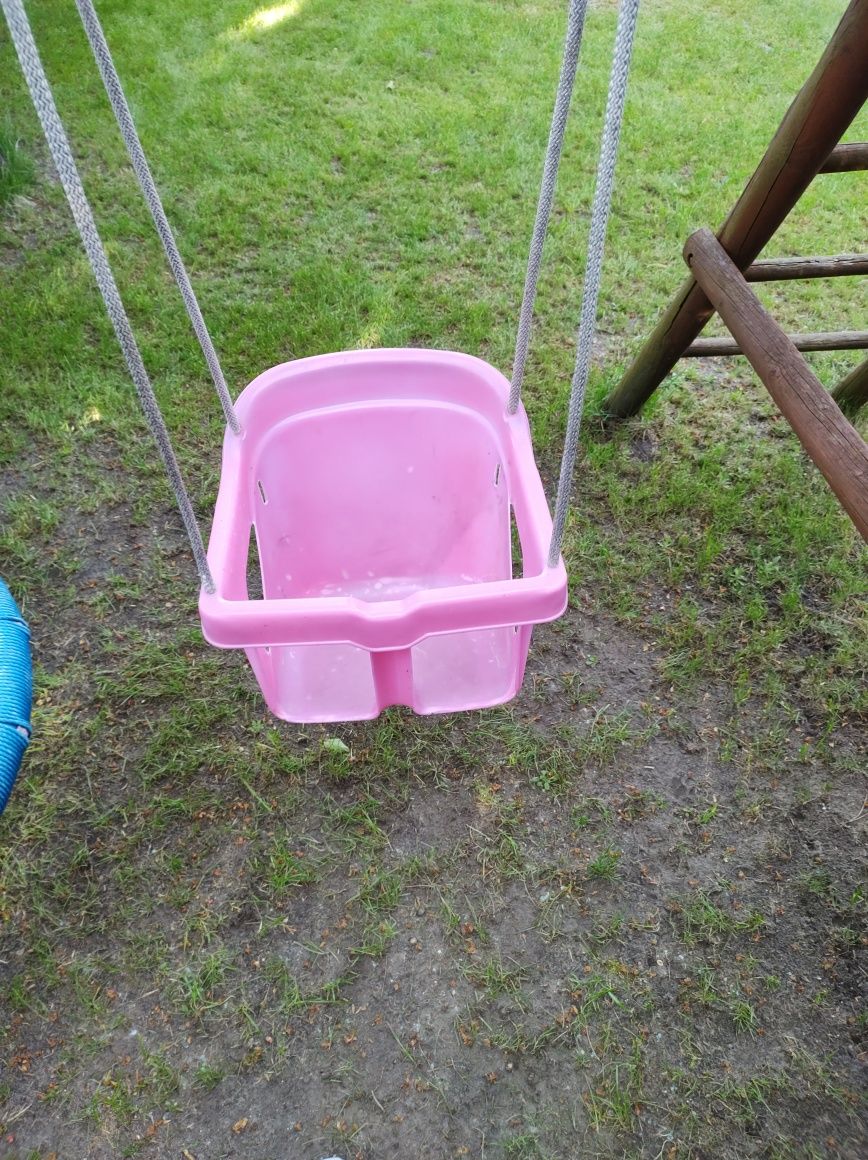 Huśtawka kubełkowa plastikowa z regulacja wysokości