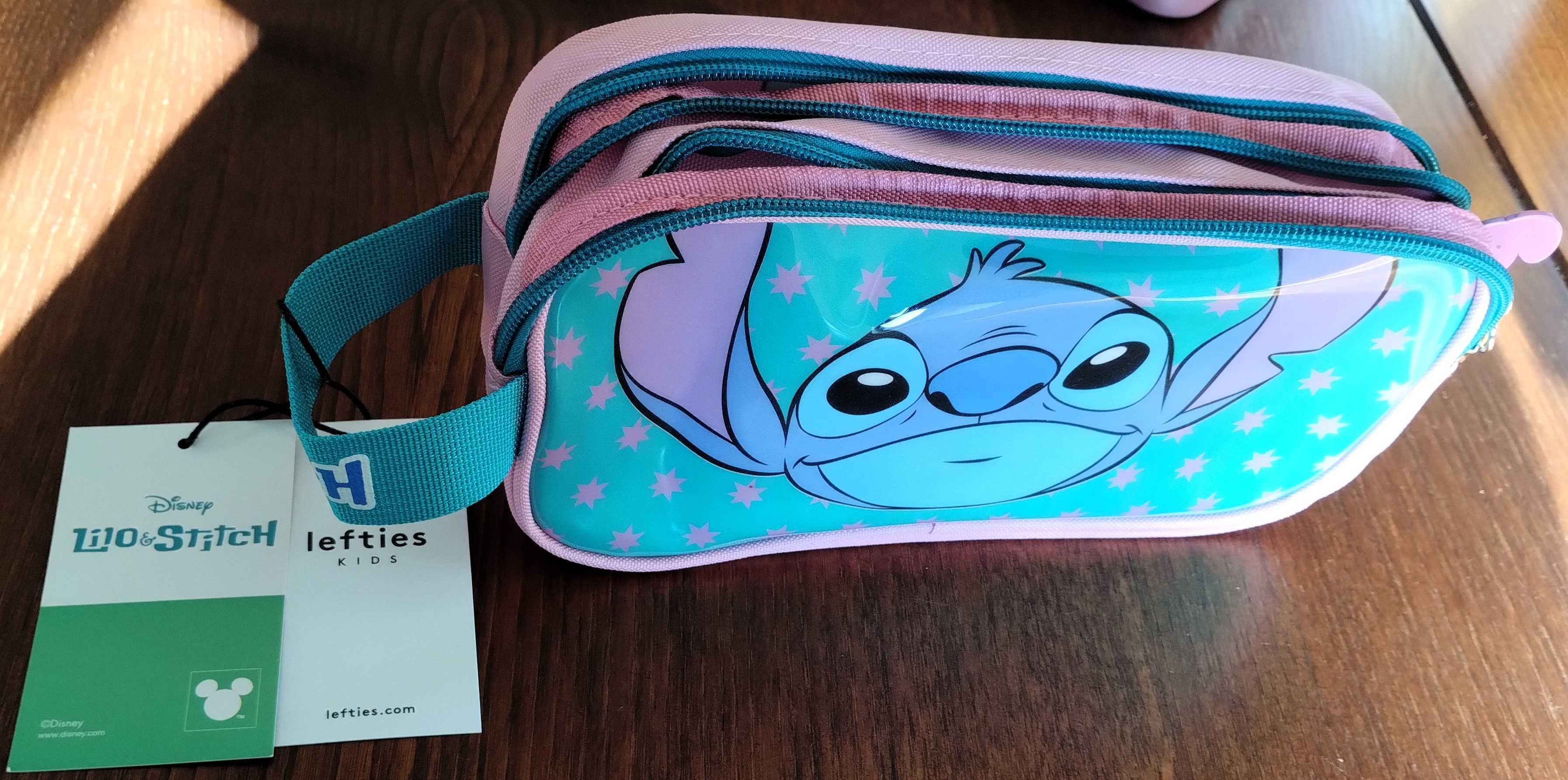 Bolsa Escolar Dupla Stitch Lefties