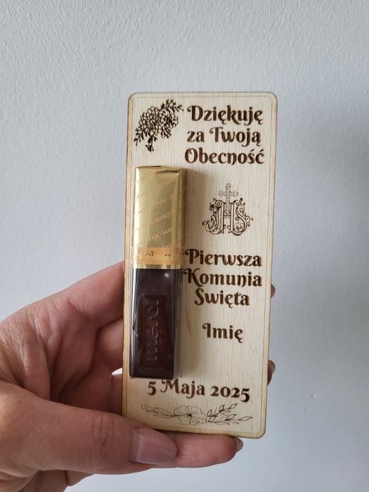 Podziękowania dla gości, komunia, urodziny