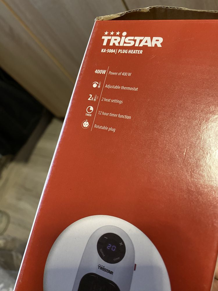 Tristar Grzejnik ceramiczny do gniazdka 400 W  NOWY