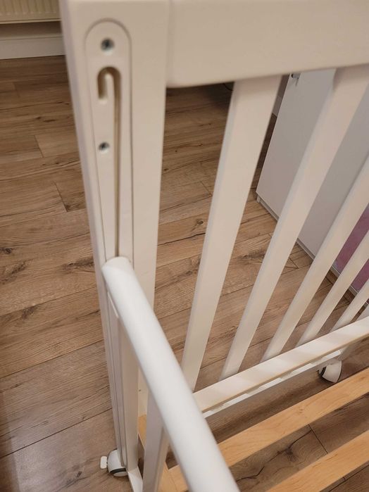 Łóżeczko Veres LD13 white 120x60 cm materac Hilding dobranocka