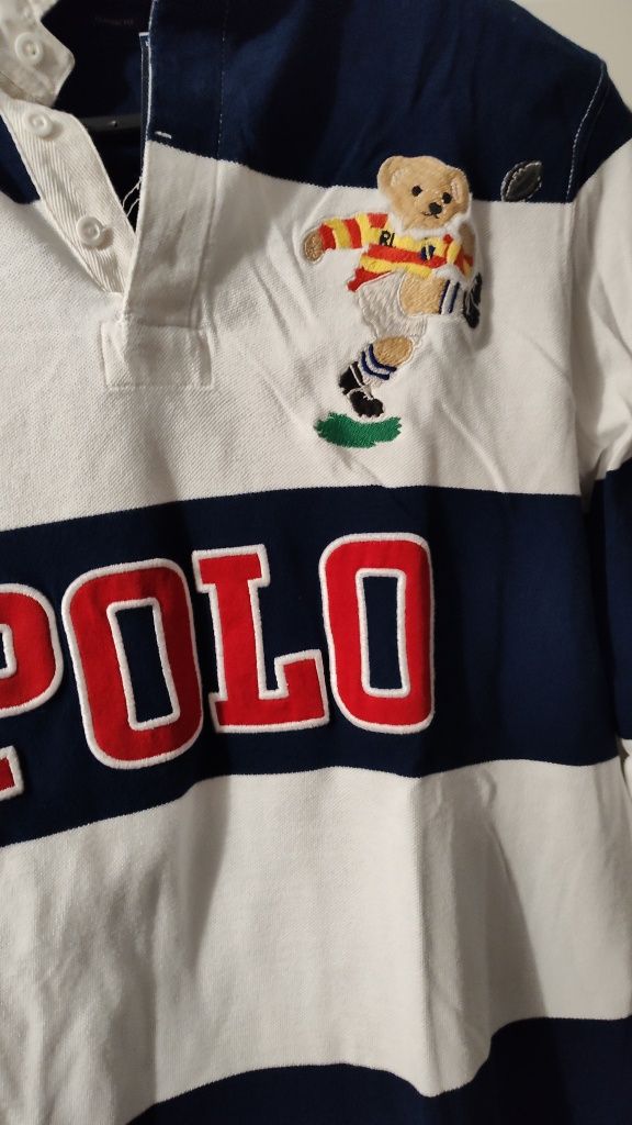 TqNowa bluza POLO Ralph Lauren polówka Rugby z długim rękawem. Rozm M.