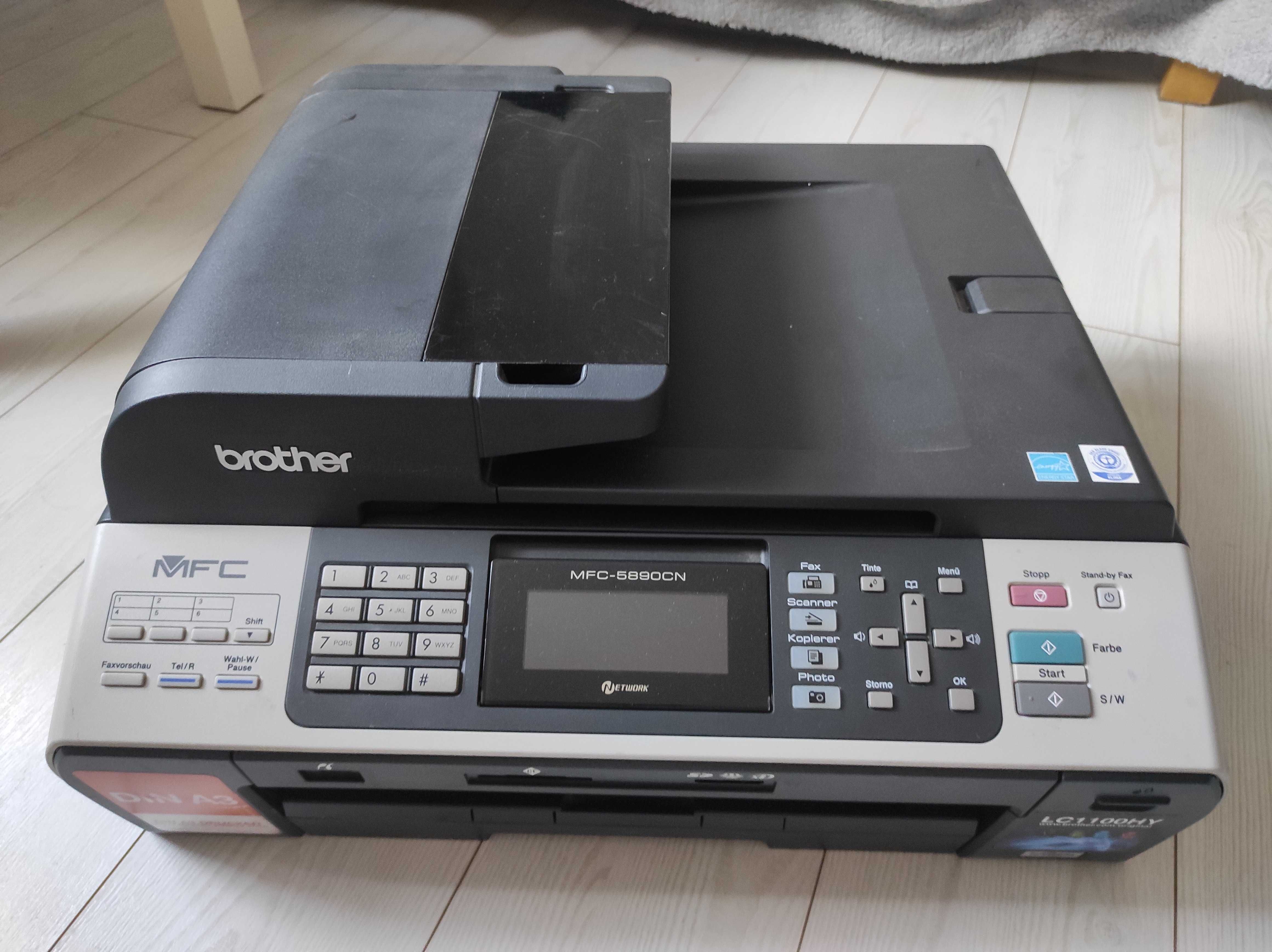 Urządzenie drukarka wielofunkcyjna Brother MFC-5890NC A3