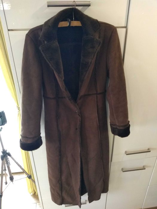 Kożuszek damski długi