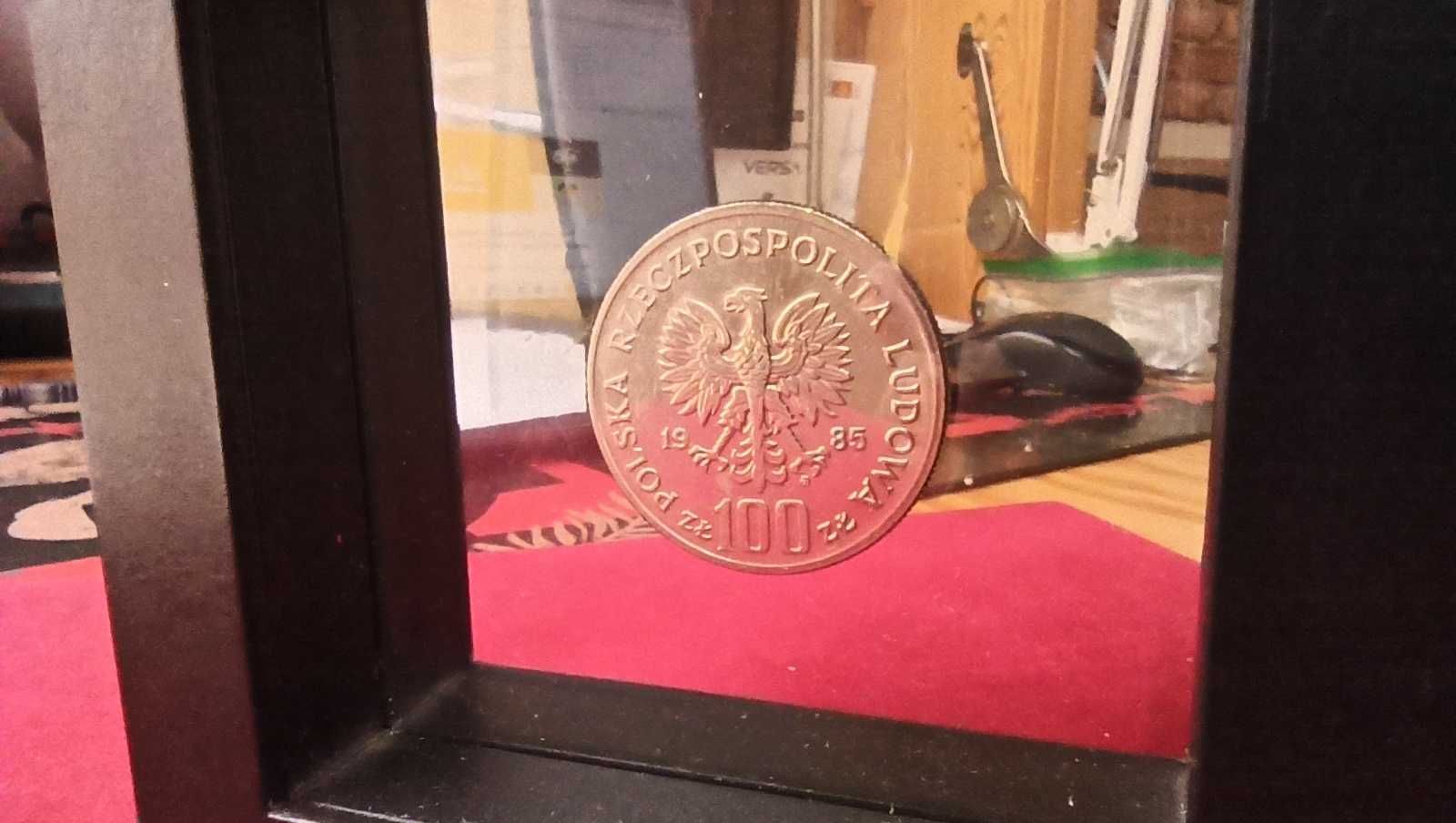 PRL, Moneta 100 złotych Pomnik - Szpital Centrum Zdrowia 1985r.