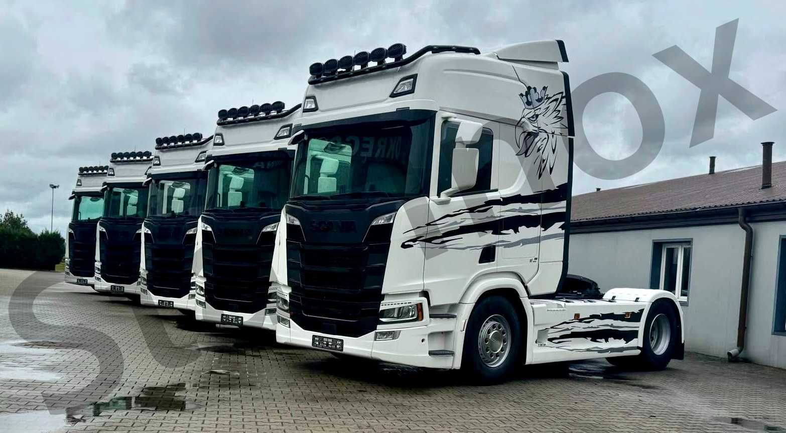Orurowanie górne Scania Next Generation oświetlenie LED