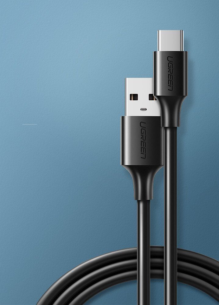 kabel przewód usb - usb-c 2a 1m czarny