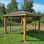 Altana ogrodowa MALTA 3X3 altanka wiata zadaszenie pergola słupy12x12