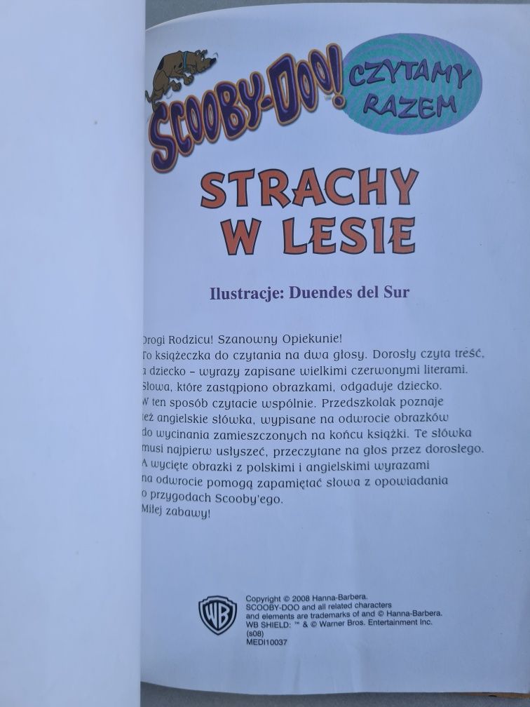 Scooby-Doo - Strachy w lesie. Książeczka dla dzieci