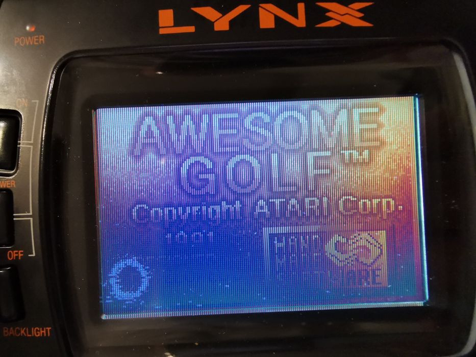 Awesome Golf ATARI LYNX gra (retro 1991) rzadkość SKLEP Ursus
