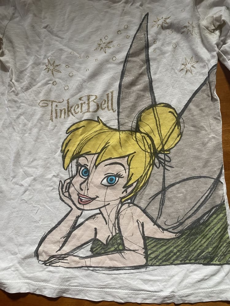 Camisola manga comprida sininho Disney zara 10 anos