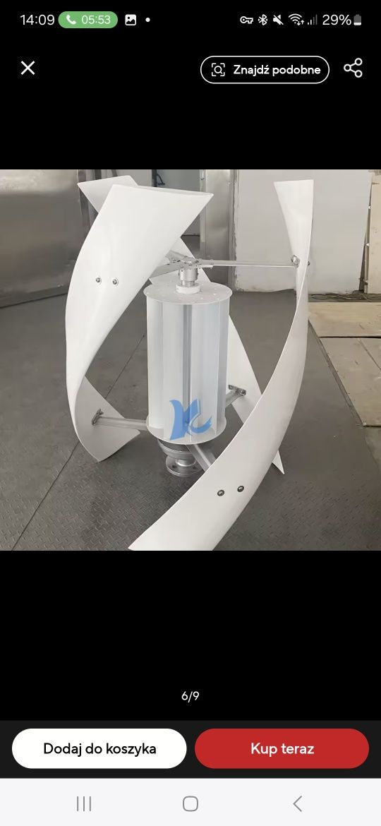 Turbina wiatrowa 3000w