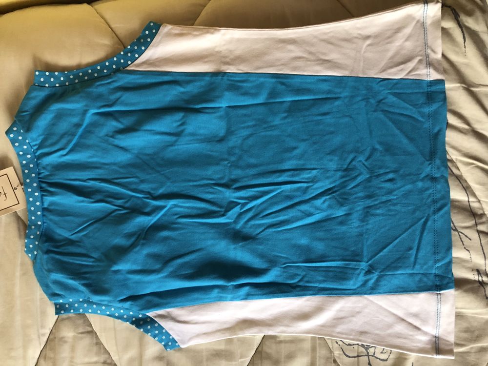 Camisola sem mangas Azul Verão