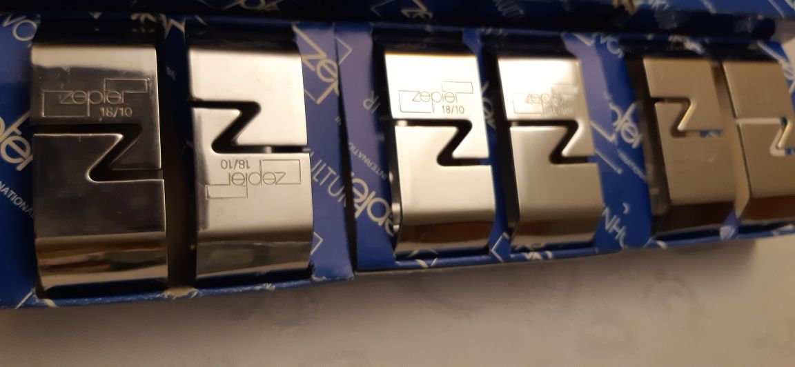 Zepter pierścienie na serwetki i tacka