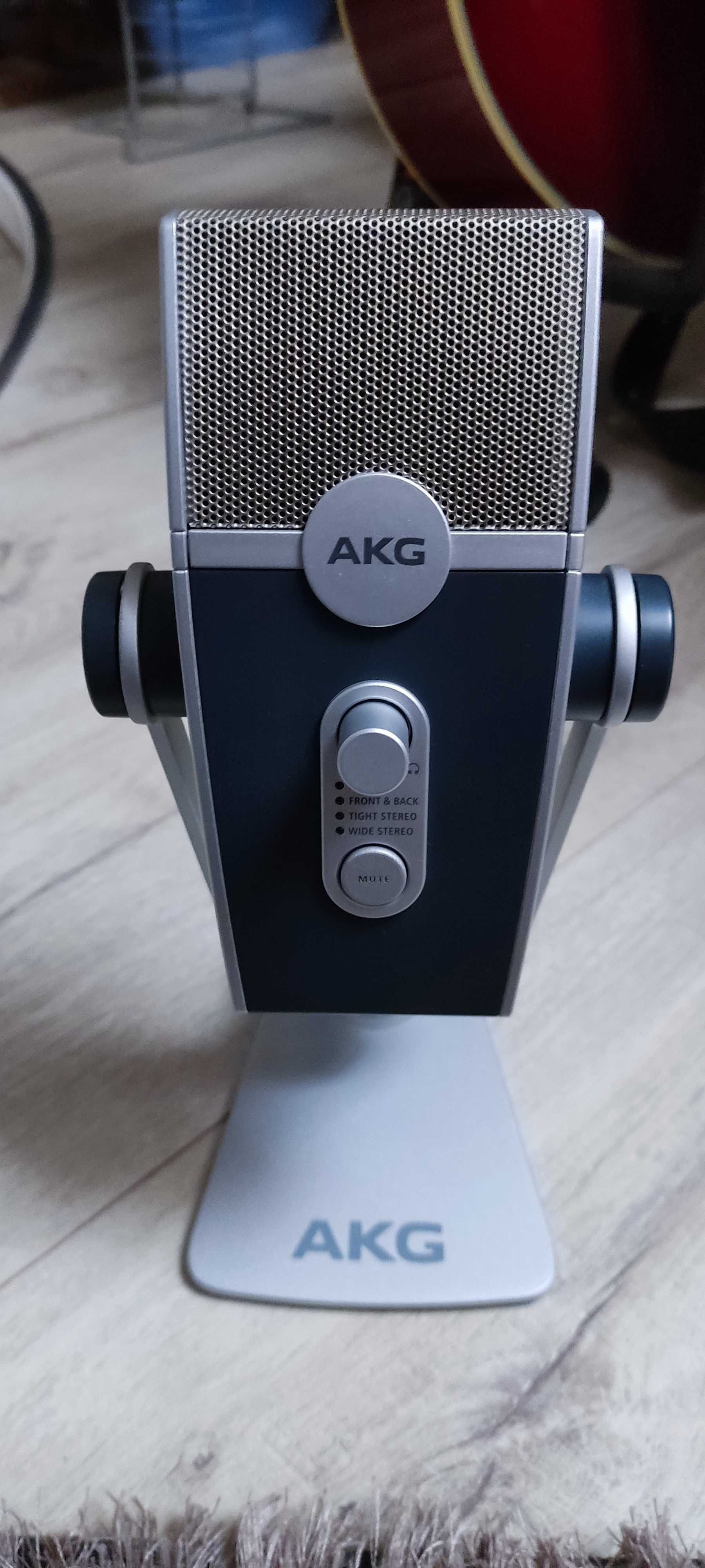 Mikrofon pojemnościowy AKG Lyra USB kilka trybów rejestracji UltraHD
