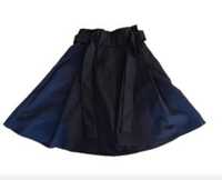 Темно-синяя школьная юбка