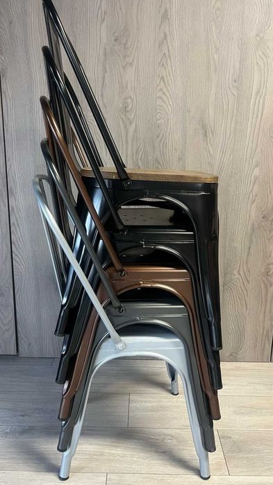 Krzesło metalowe odporne na deszcz TOLIX