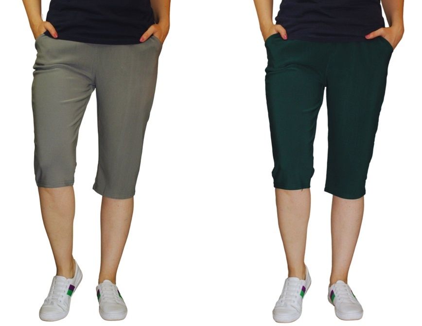 Rybaczki dresowe spodenki damskie 3/4 rozmiary od 2XL do 9XL