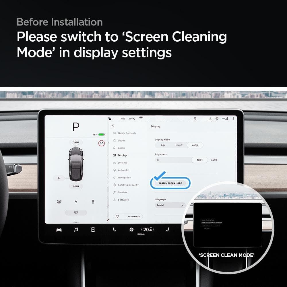 Szkło Hartowane Spigen Glas.tr "Ez Fit" Do Tesla Model Y / 3