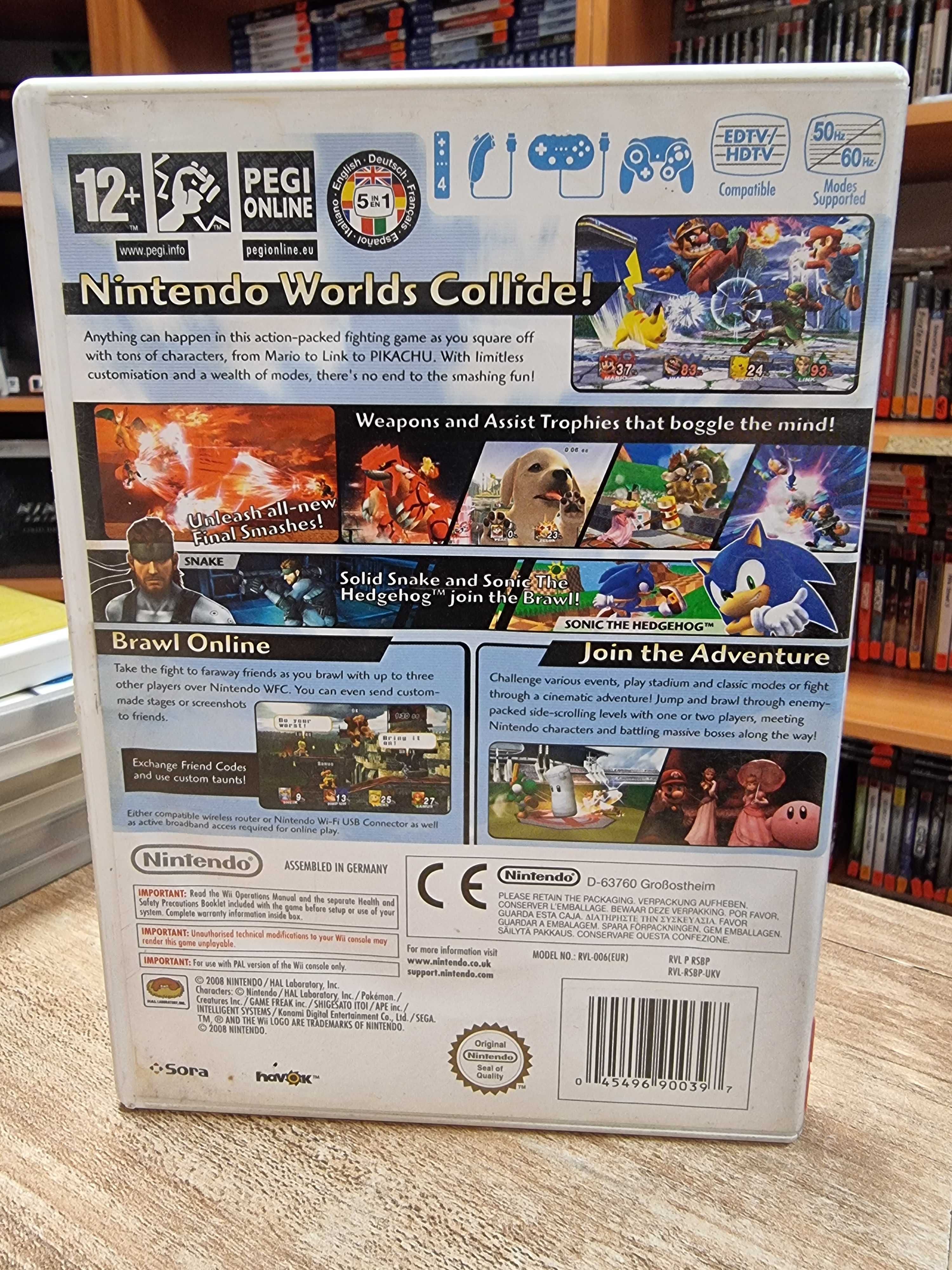 Super Smash Bros Brawl Wii SklepRetroWWA Wysyłka Wymiana