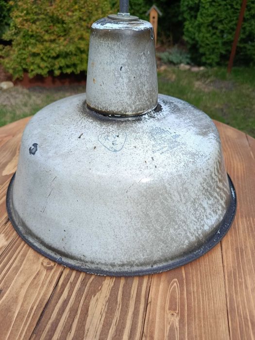 Lampa przemysłowa PRL