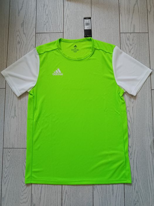Nowa! Oryginalna Adidas koszulka piłkarska M męska limonkowa (181)
