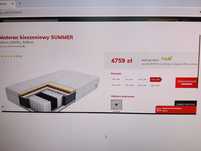 Materac kieszeniowy 120/200