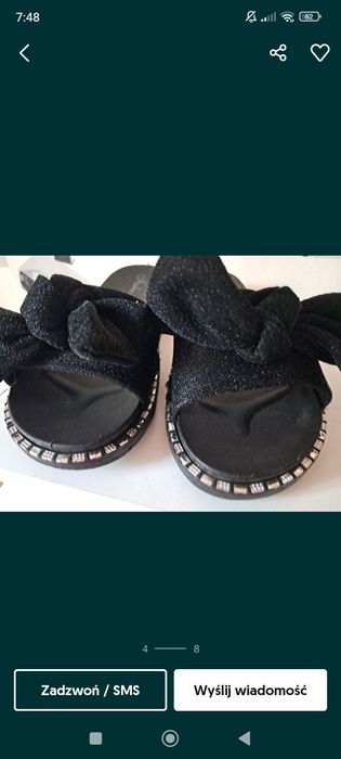 Sprzedam Klapki czarne