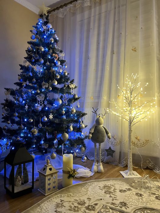 Ялинка штучна, пишна, засніжена, новорічна, святкова 2.2