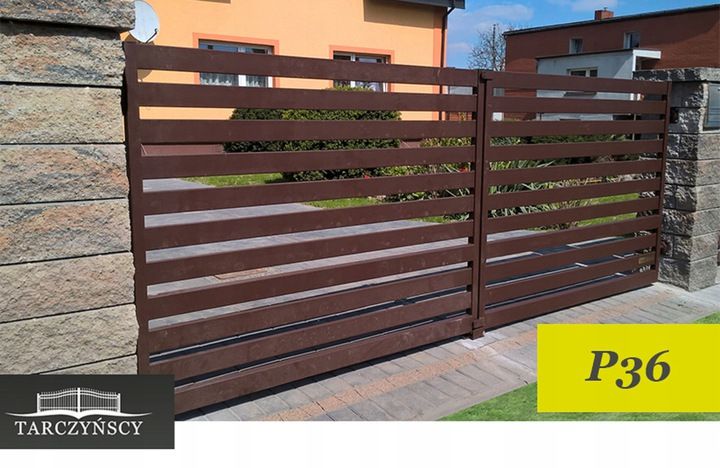 Solidne Przęsło Ogrodzeniowe Palisadowe P36 NA WYMIAR Tarczyński FV-VA