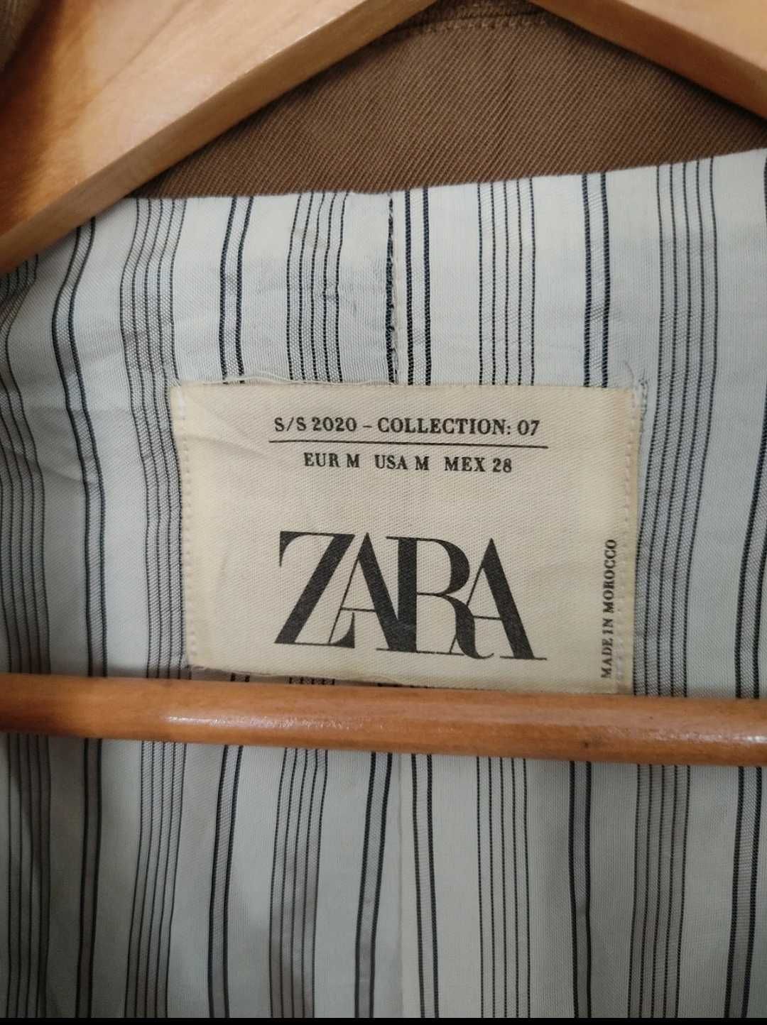 Marynarka z wiązaniem z wełny ZARA