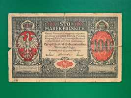 Sprzedam banknot 100 Marek Polskich 1916r, polecam