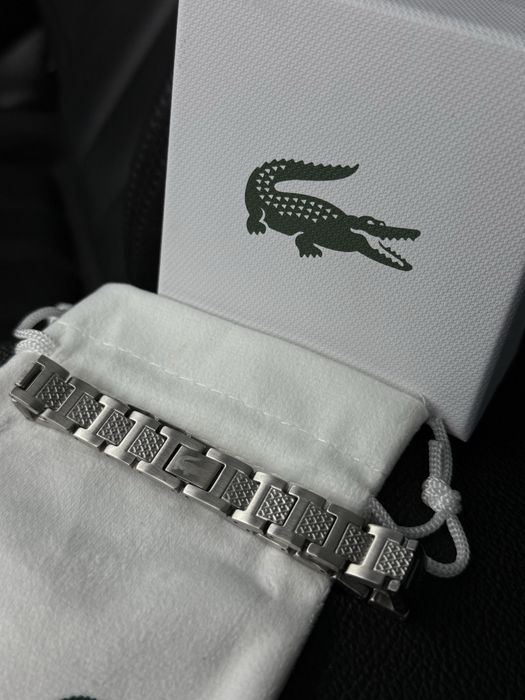 Чоловічий браслет Lacoste лакоста новий подарунок хлопцю чоловіку
