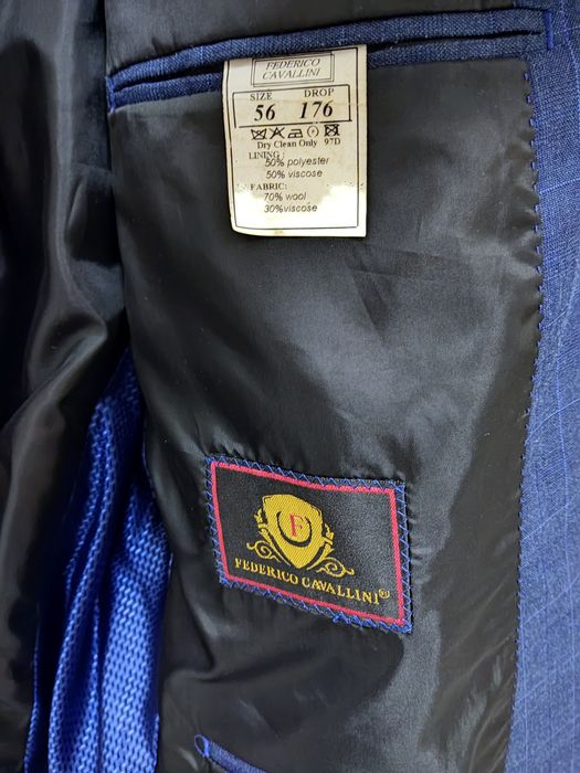 Піджак чоловічий синій 54/56 розмір