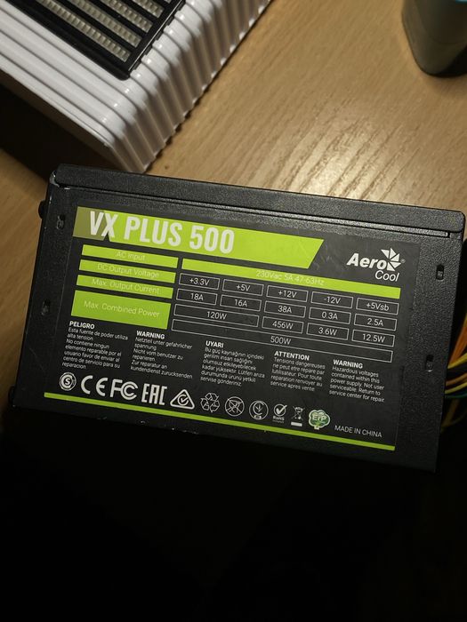 Блок питания aerocool 500 ватт (блок живлення)