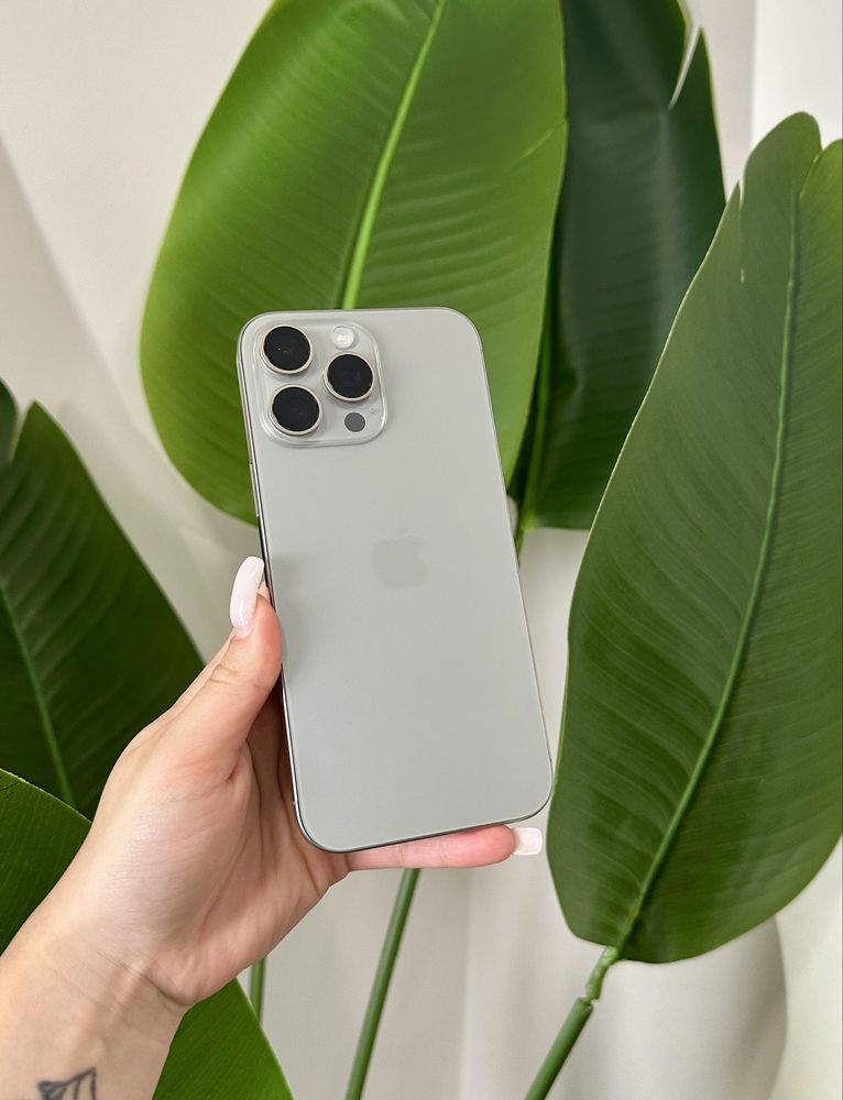 Iphone 16 Pro Max 1 Tb 100% Акб як Новий Natural Titanium Обмін Магазн