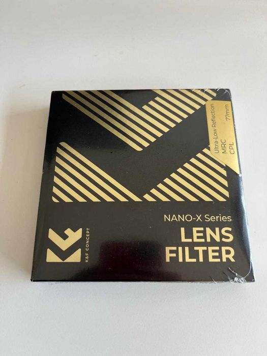 Filtro de lente polarizador Ultra/Low reflection 77mm - K&F Concept