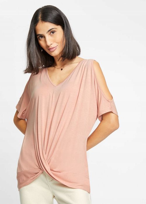 B.P.C bluzka różowa odkryte ramiona r.40/42