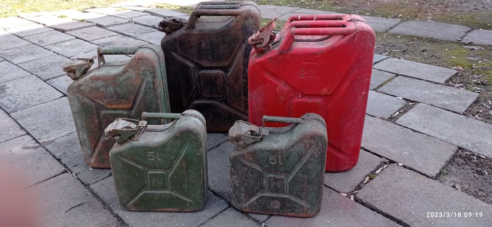 Kanistry PRL 20l, 10l, 5l