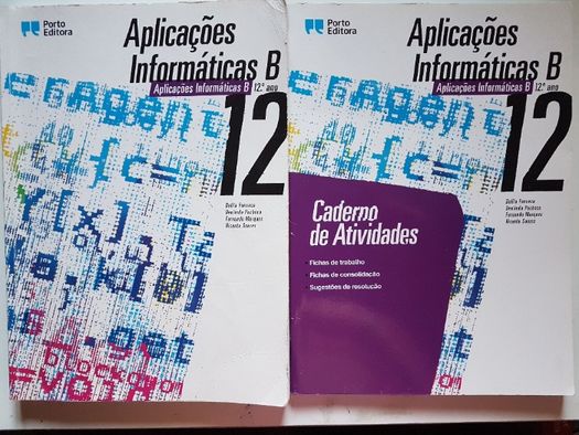 Aplicações Informáticas B - 12º Ano Manual+ caderno de atividades
