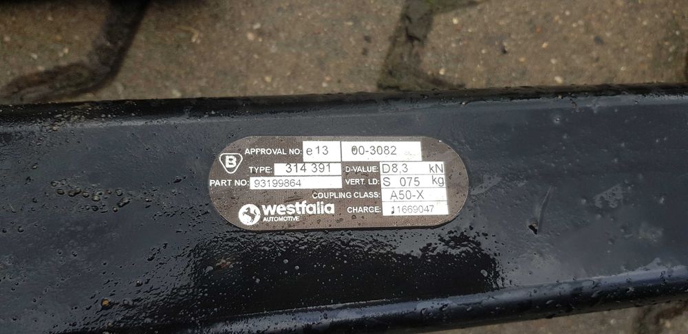 Oryginalny Hak holowniczy opel Meriva B możliwość taniej wysyłki