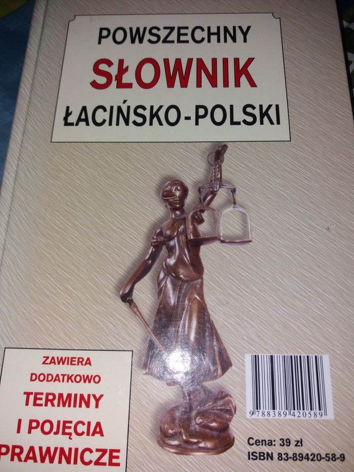 Słownik ANATOMIA człowieka Łacińsko- Polski