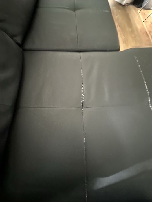 Sofá chaise longue preto