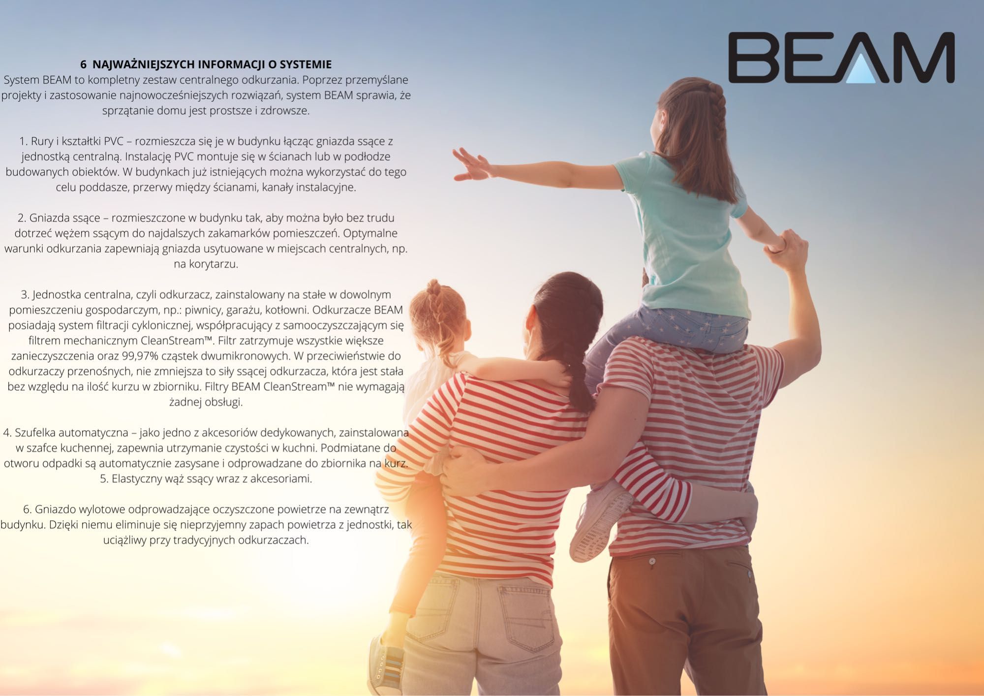 Odkurzacz centralny Beam Electrolux do 20 pkt- Montaż cała Polska