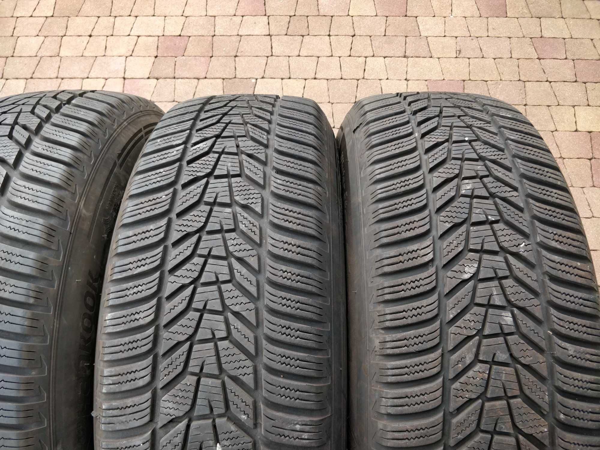 3222. Opony zimowe 225/65/17 Hankook 6.3/7.3mm 2021r cena za 4szt