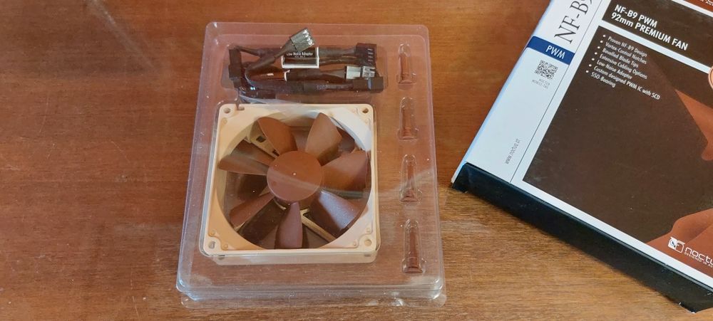 Кулер Noctua NF-B9 PWM, 92 мм, 1600 об/мин. с регулировкой