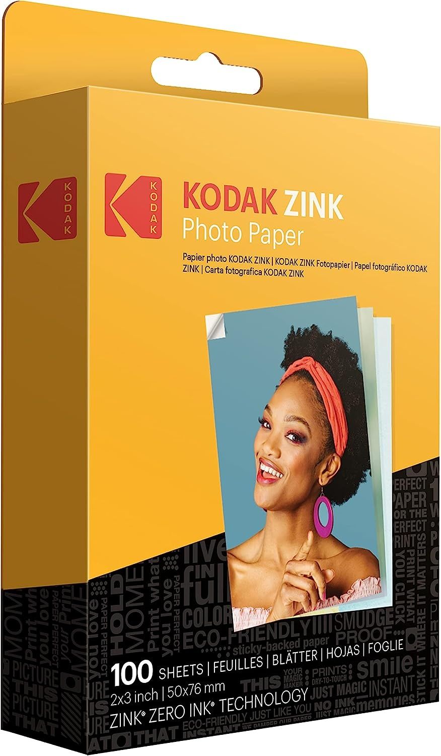 Kodak zink papel fotográfico instantaneo polaroid.
Papel fot