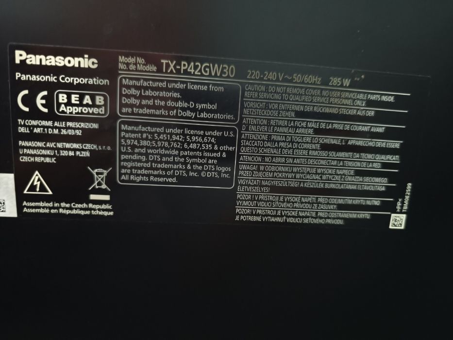 Telewizor Panasonic P42GW30