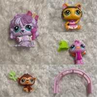 zestaw 4 figurek Littlest Pet Shop + dodatek